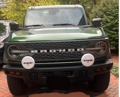 Ford Bronco Cibie LED driving lights light 1