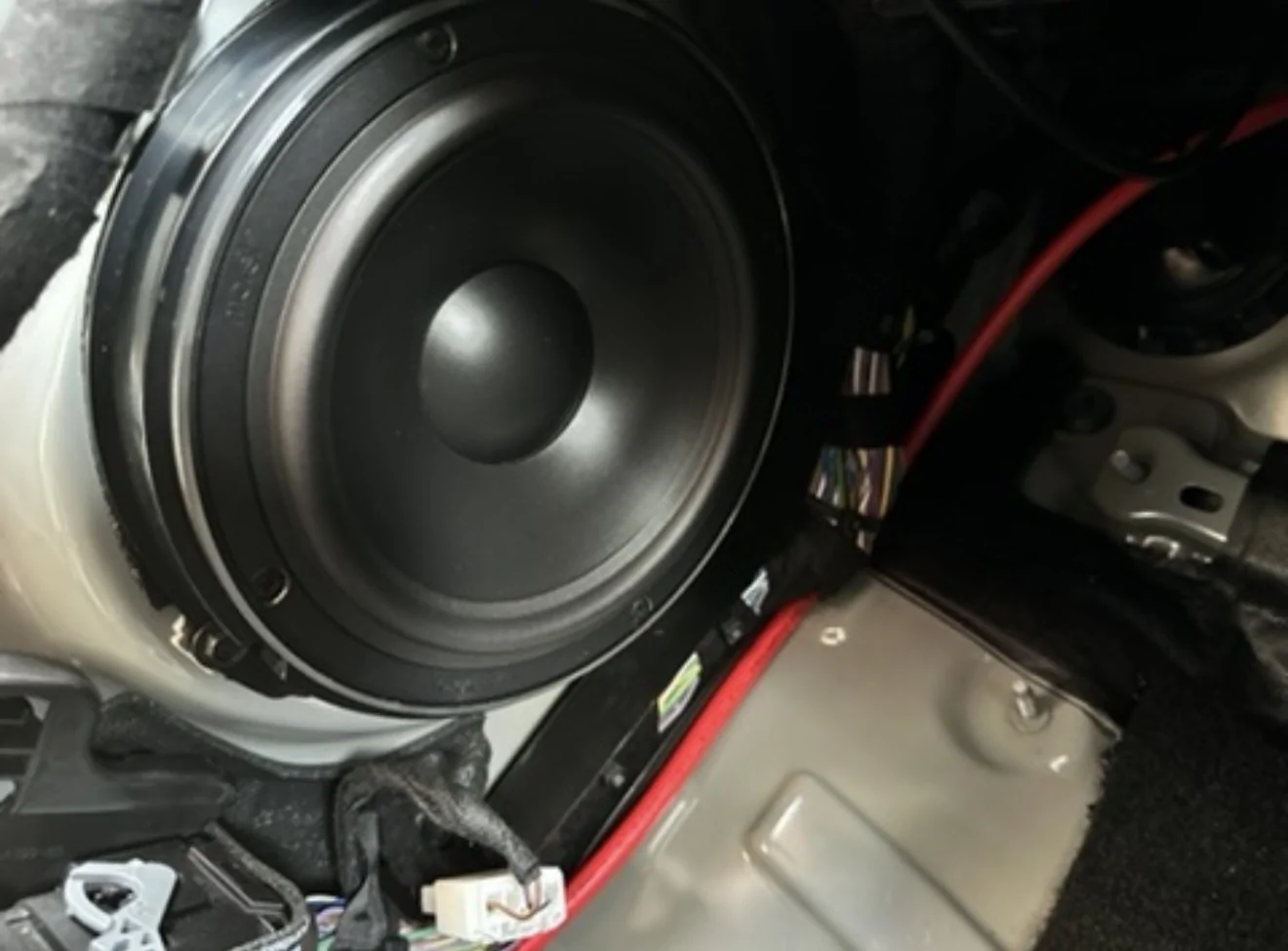 Ford Bronco Kick Panel Speakers IMG_0621