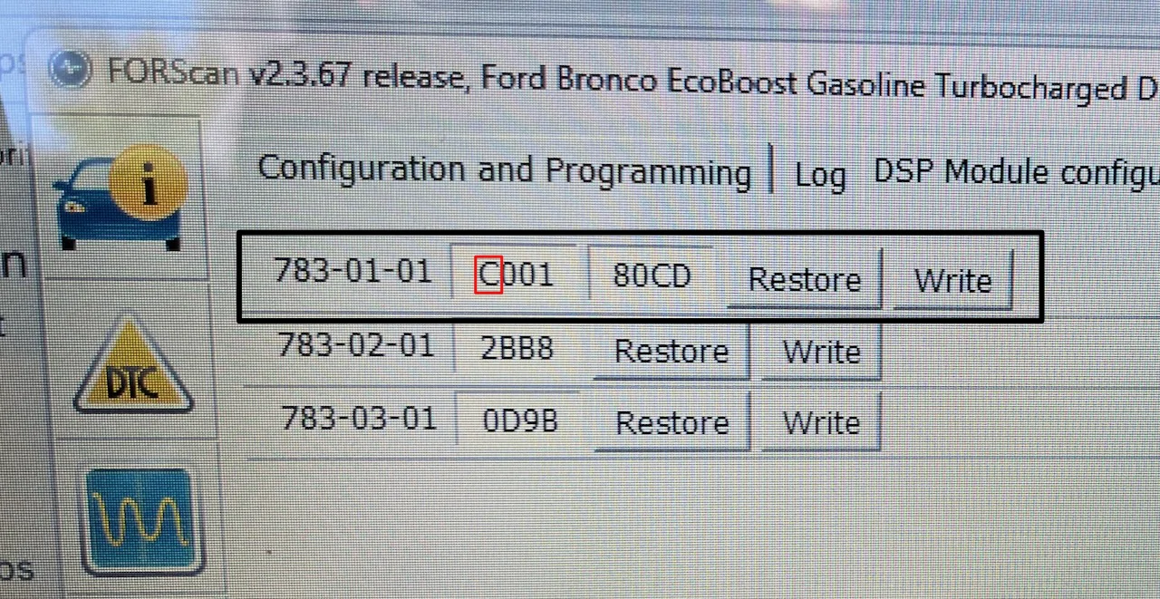 Ford Bronco Disable fake engine sound? 25-DSP-fakeenginenois