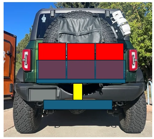 Ford Bronco Idea - hitch mount rack for 3 jerry cans. IMG_5310