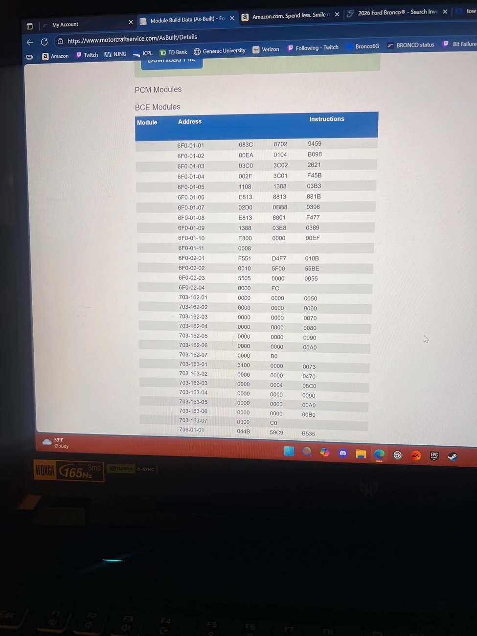 Ford Bronco 2025 Order Wait Time IMG_6204