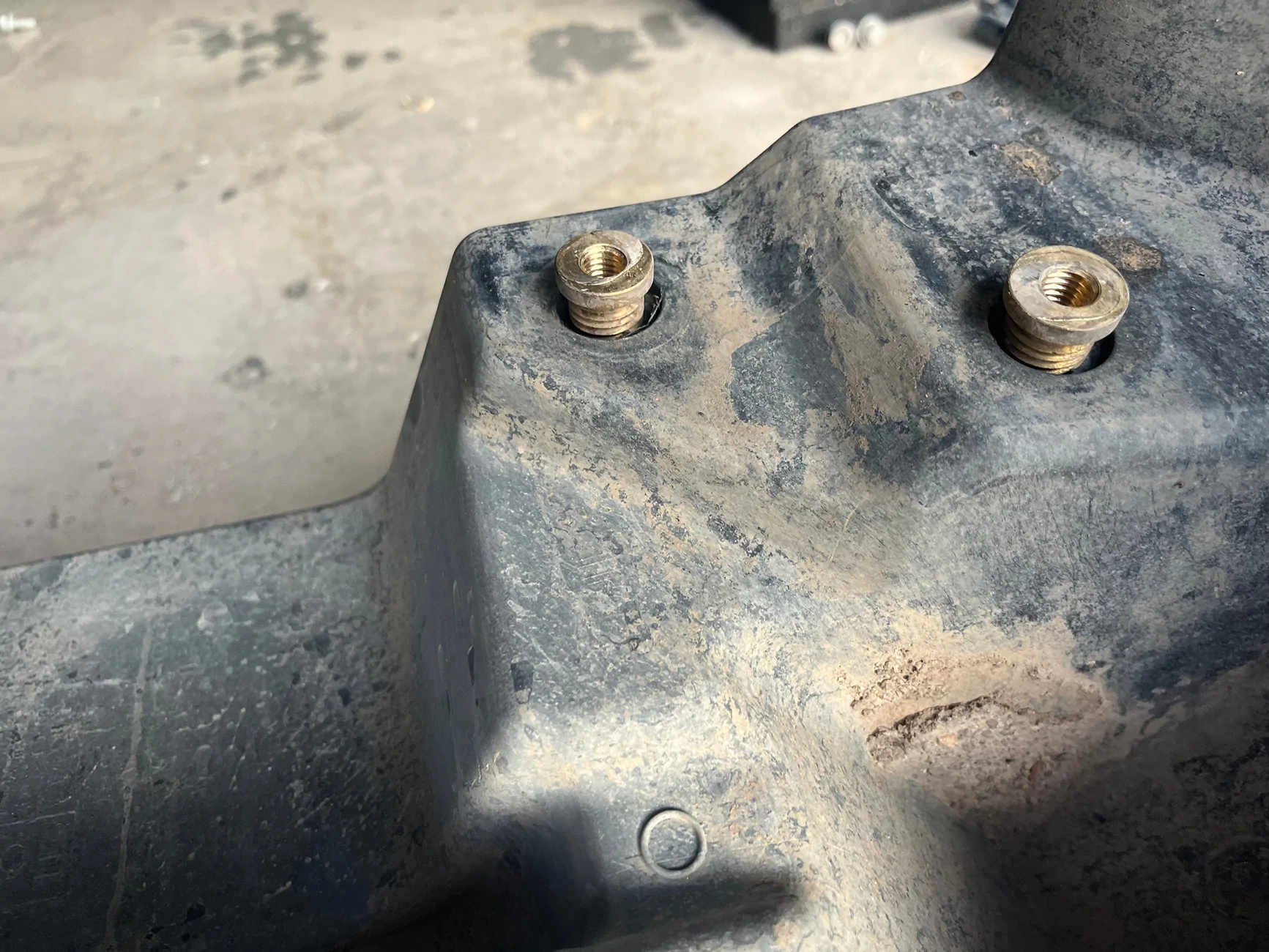 Ford Bronco Stock rear plastic bumper damage and fix IMG_20251022_202441