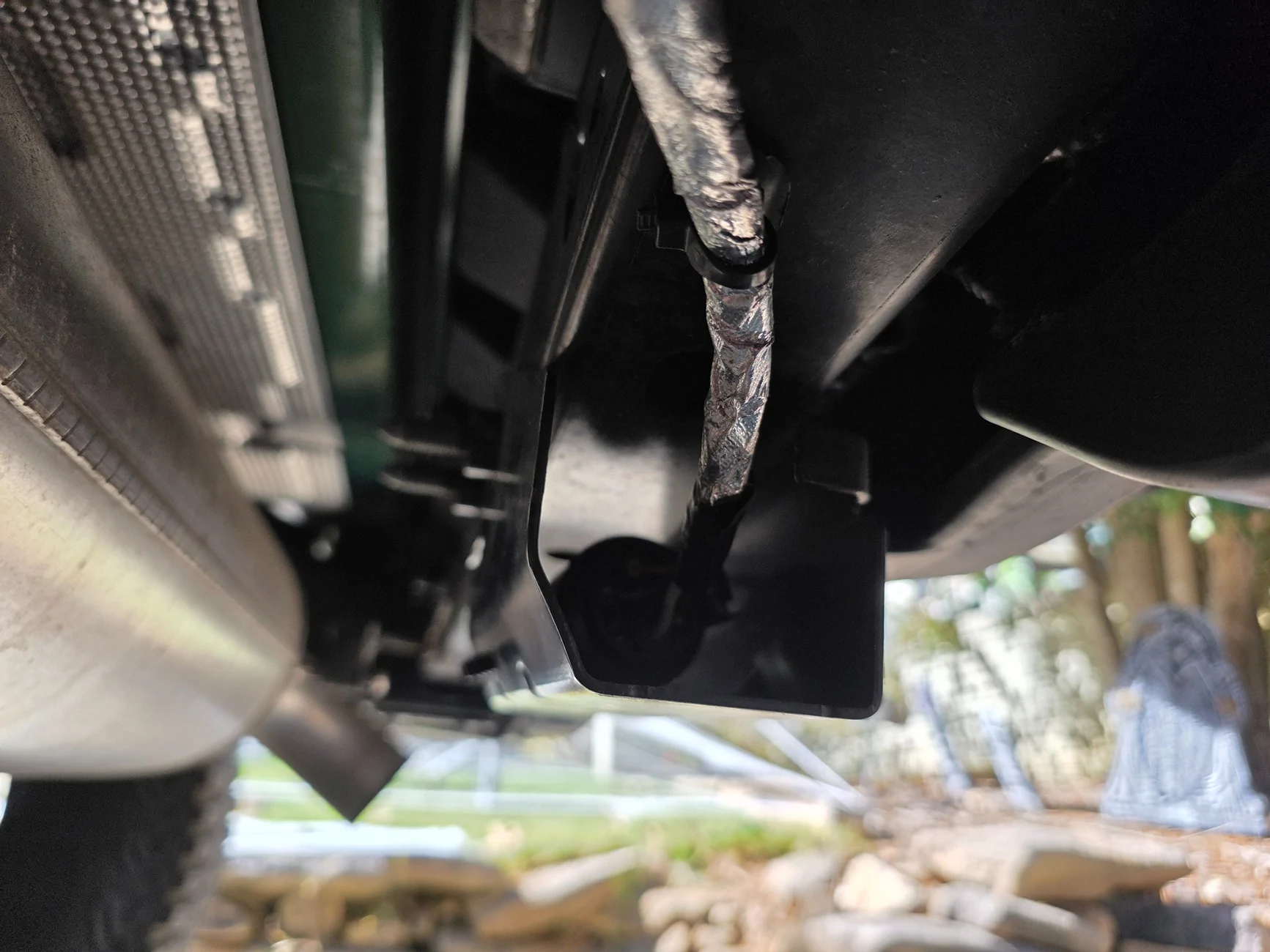 Ford Bronco How to remove metal cover to install trailer hitch 20251023_143916