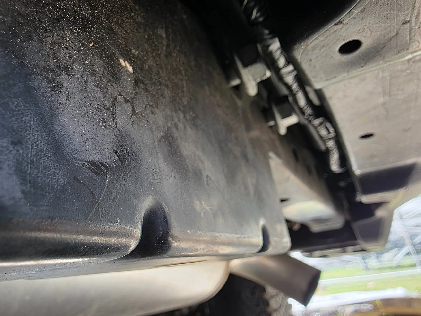 Ford Bronco How to remove metal cover to install trailer hitch 20251023_143932