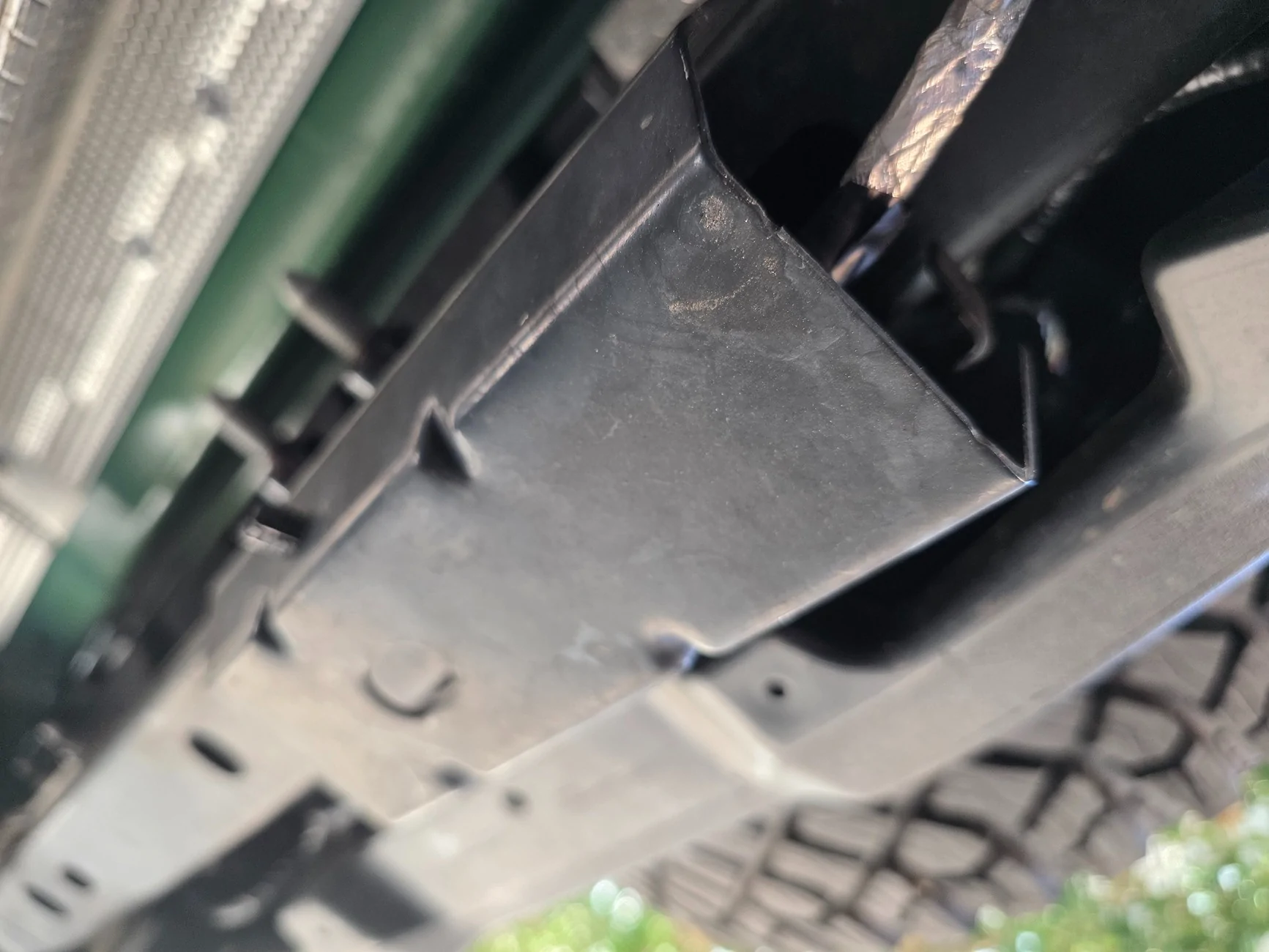 Ford Bronco How to remove metal cover to install trailer hitch 20251023_143922