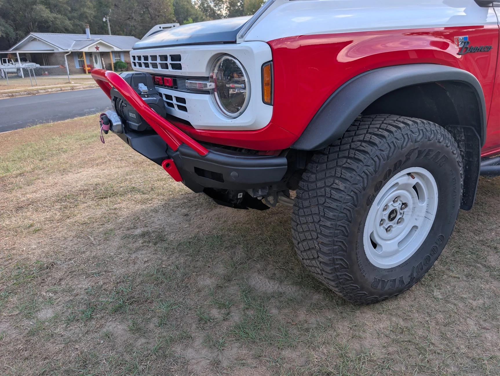 Ford Bronco Aftermarket Bumpers on a Heritage? PXL_20251017_214608253