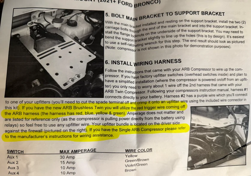 Ford Bronco ARB Brushless Single Compressor Install 1761588410883-9k