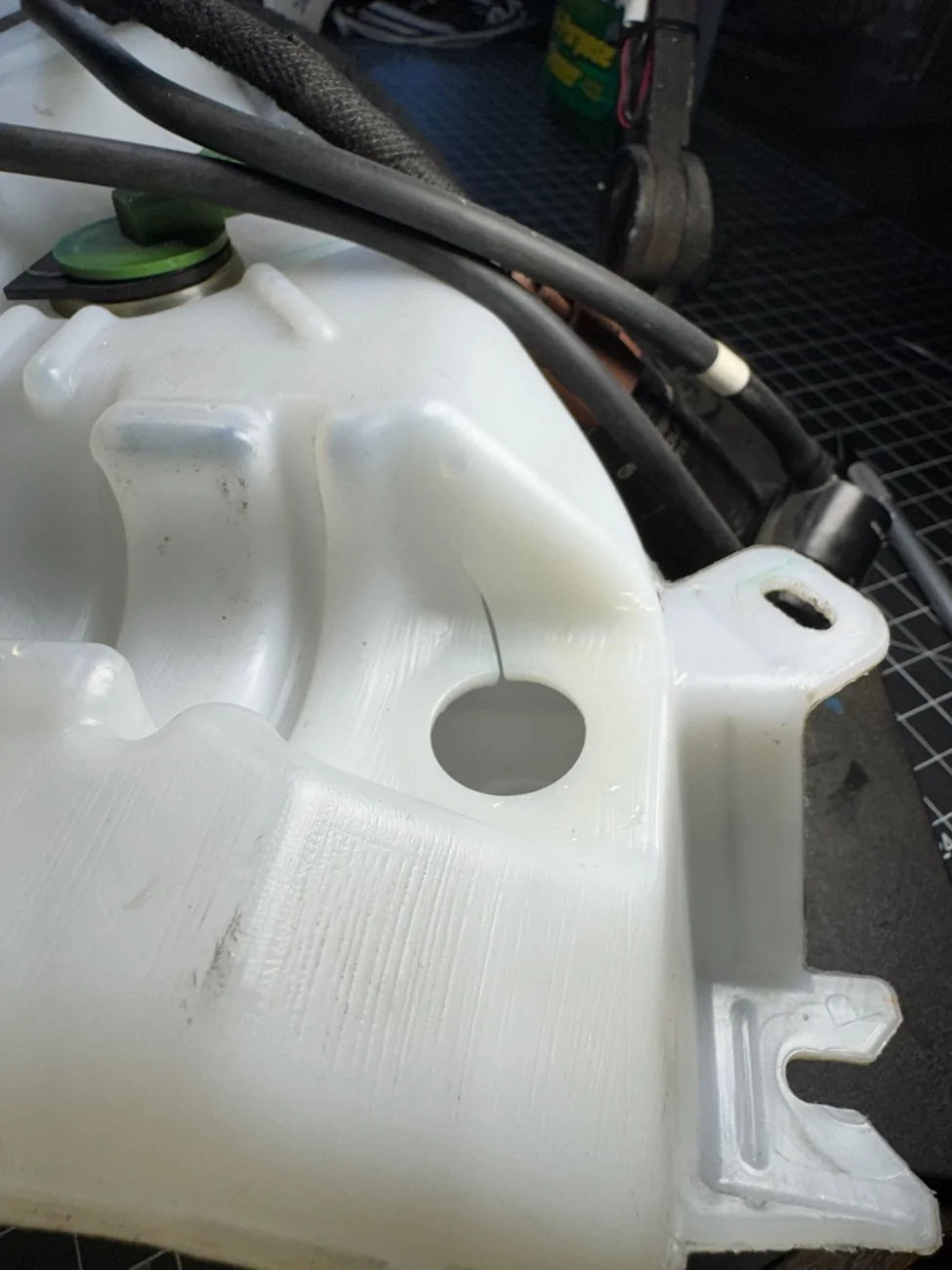 Ford Bronco Windshield washer reservoir leaking - how to replace? IMG_9377