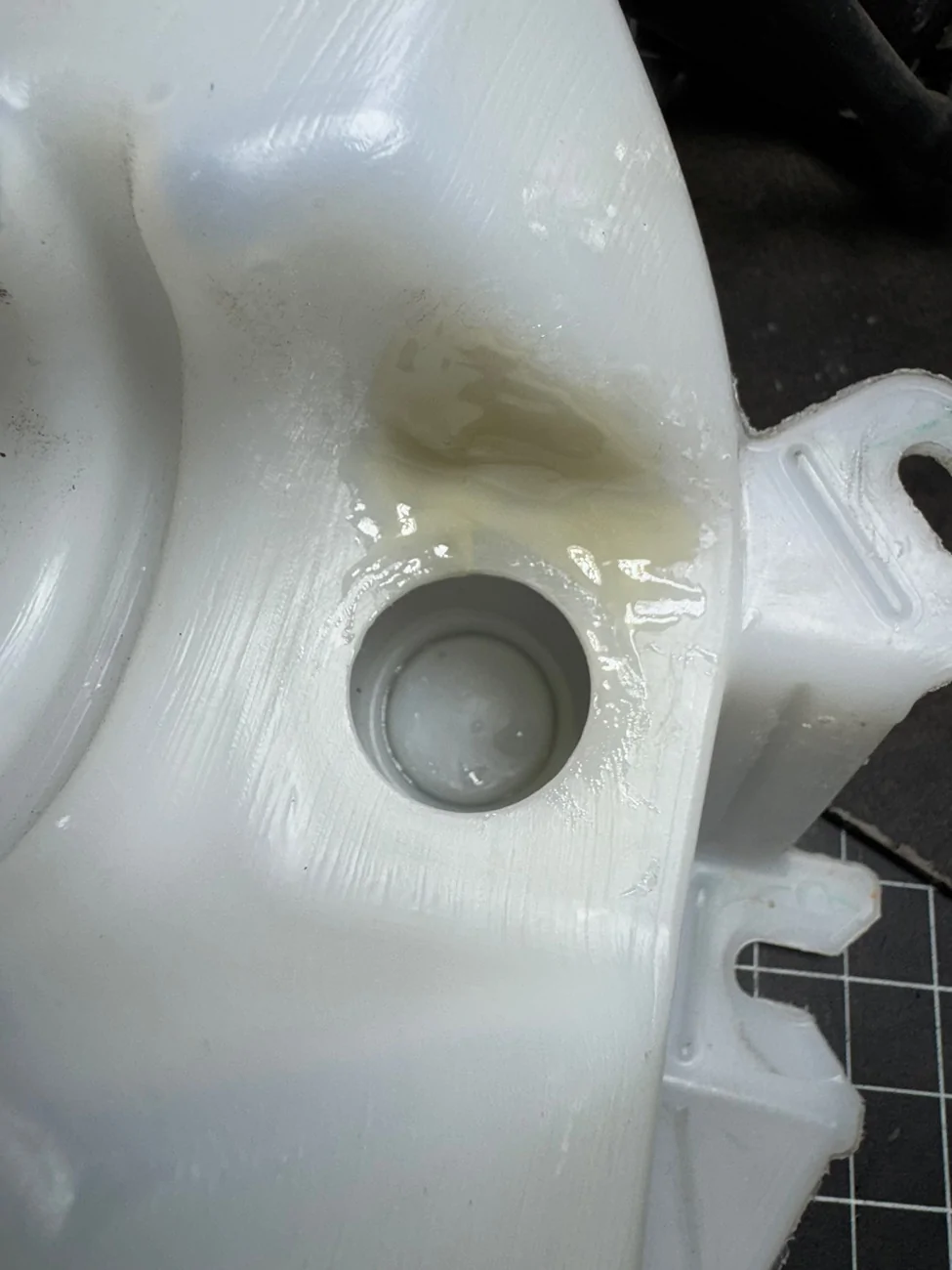 Ford Bronco Windshield washer reservoir leaking - how to replace? IMG_9381