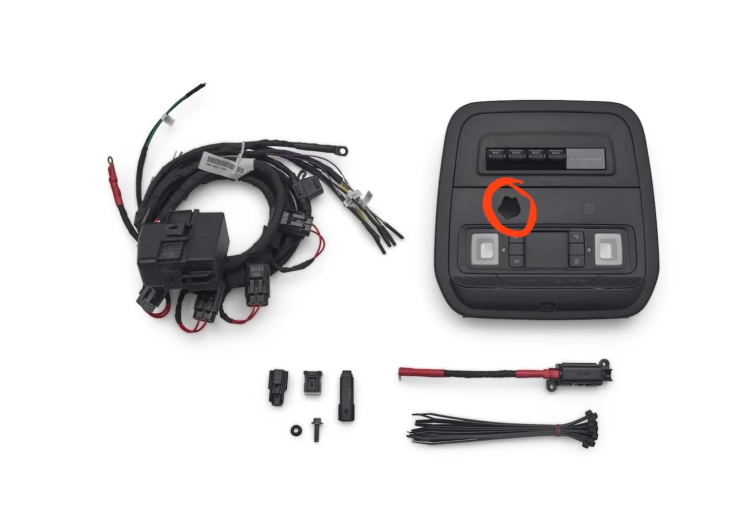 Ford Bronco Bronco AUX Switch Kit available for all trims (from Ford Performance) IMG_2922
