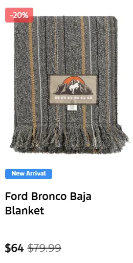 Ford Bronco Ford has new store merchandise and 20% off 1761750486820-fm