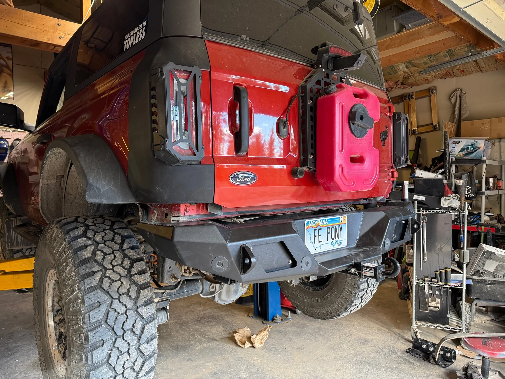 Ford Bronco LOD Offroad Destroyer Rear Bumper Review IMG_3561