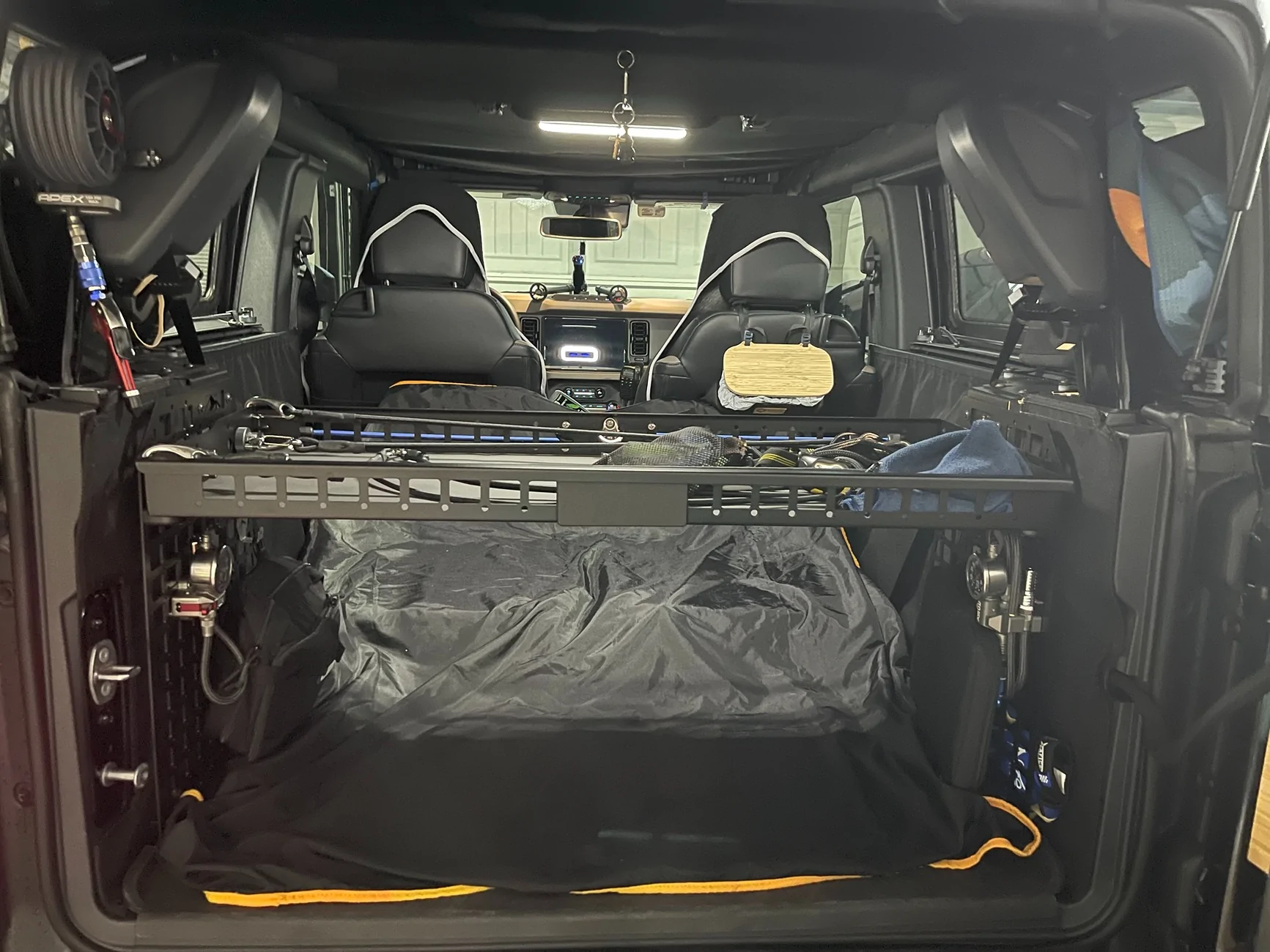 Ford Bronco Let's see your 2 DR rear basket/tray/shelf Bronco
