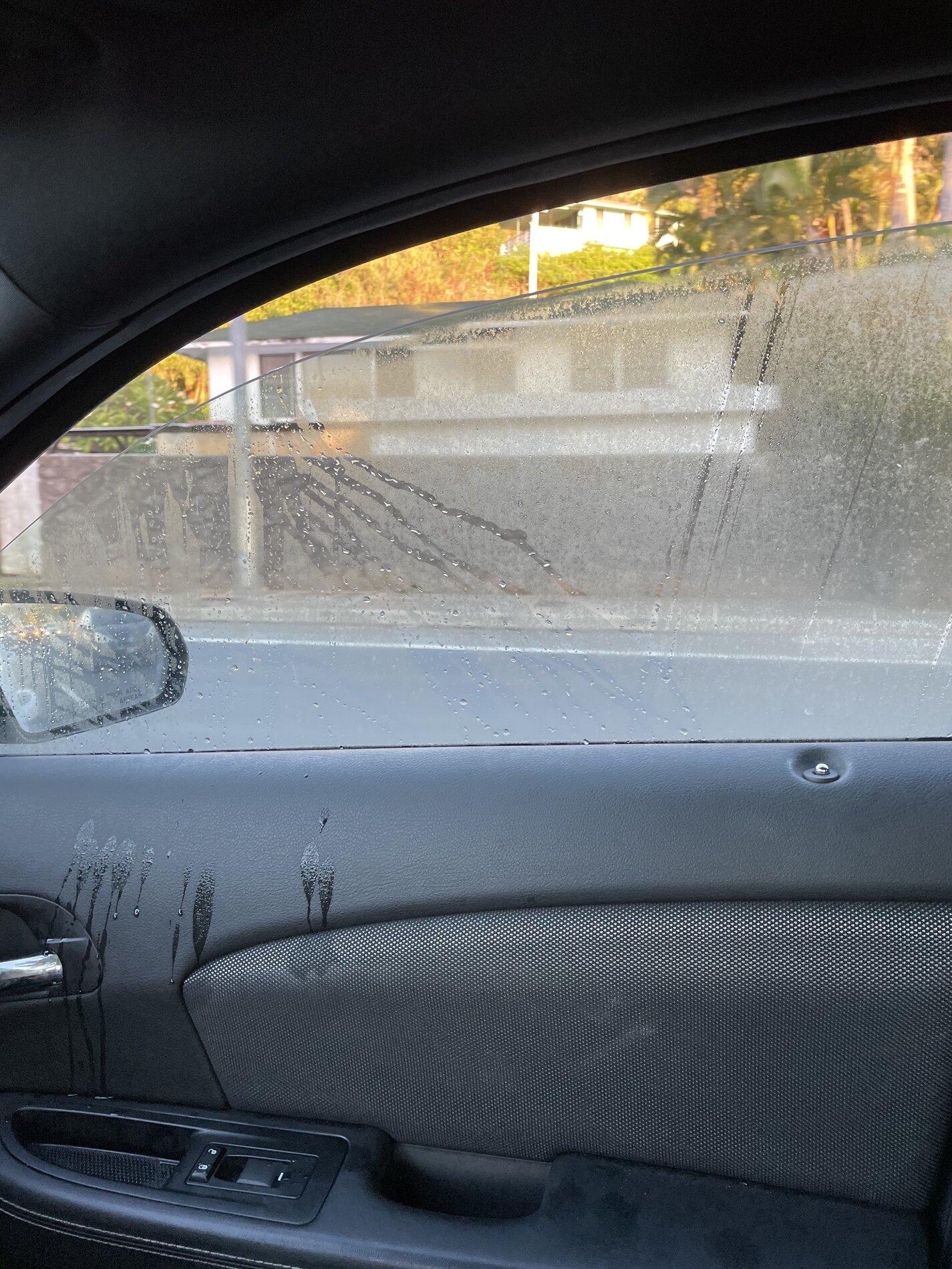 Ford Bronco Will Bronco windows self-Squeegee? No squeegee window1