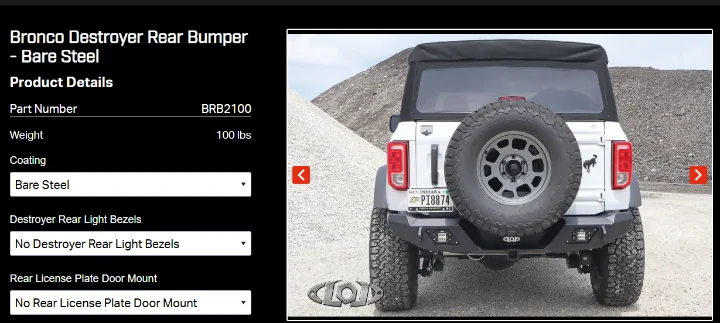 Ford Bronco LOD Offroad Destroyer Rear Bumper Review 1762146561745-e3