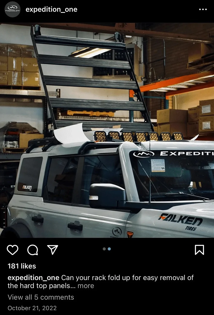 Ford Bronco The best roof rack doesn't exist 🤷 470200-6210acd8f861eff480c30615d1e18634~01