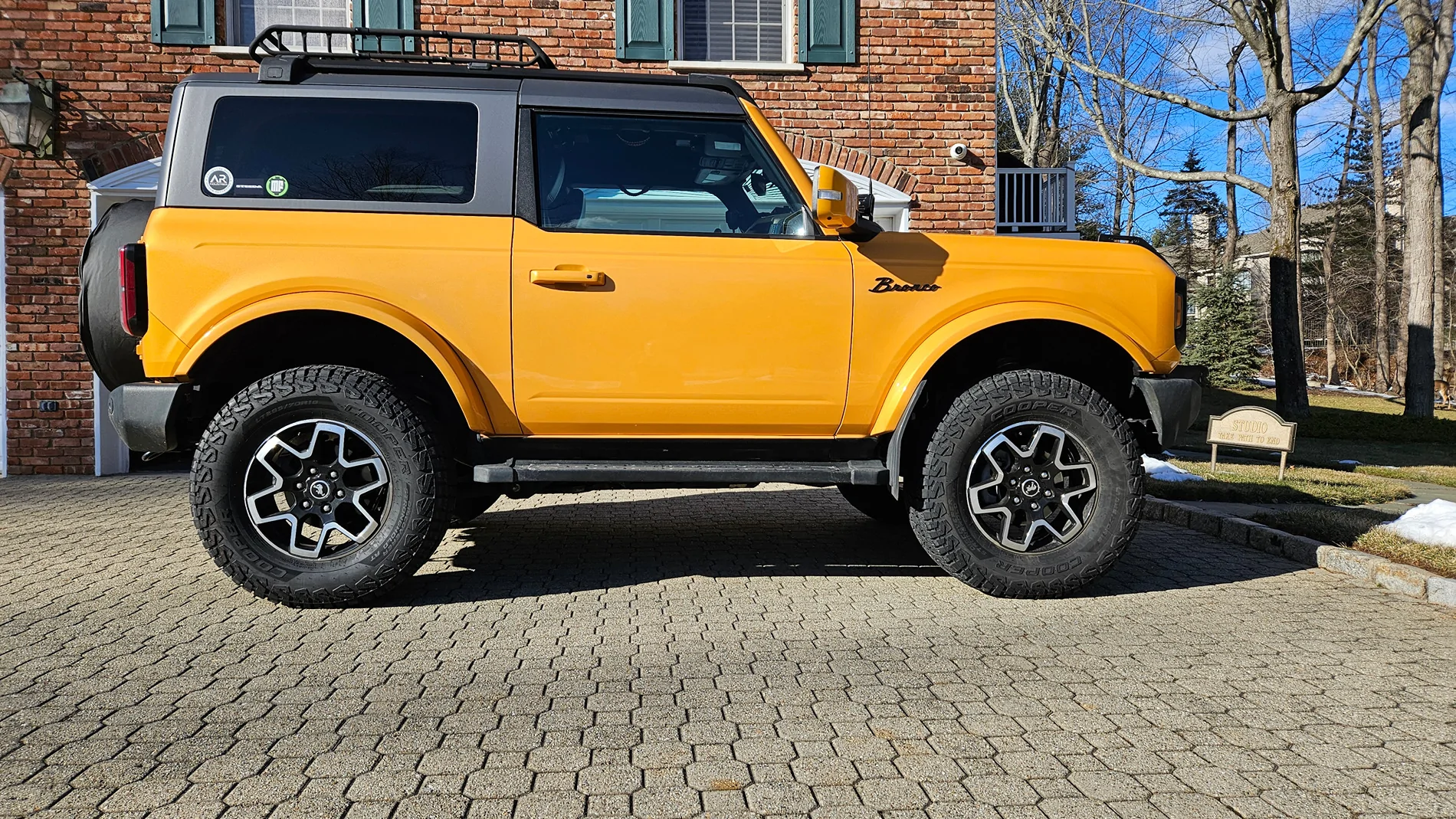 Ford Bronco 18 inch Outer Banks wheels on a Sasquatch 20250217_145518