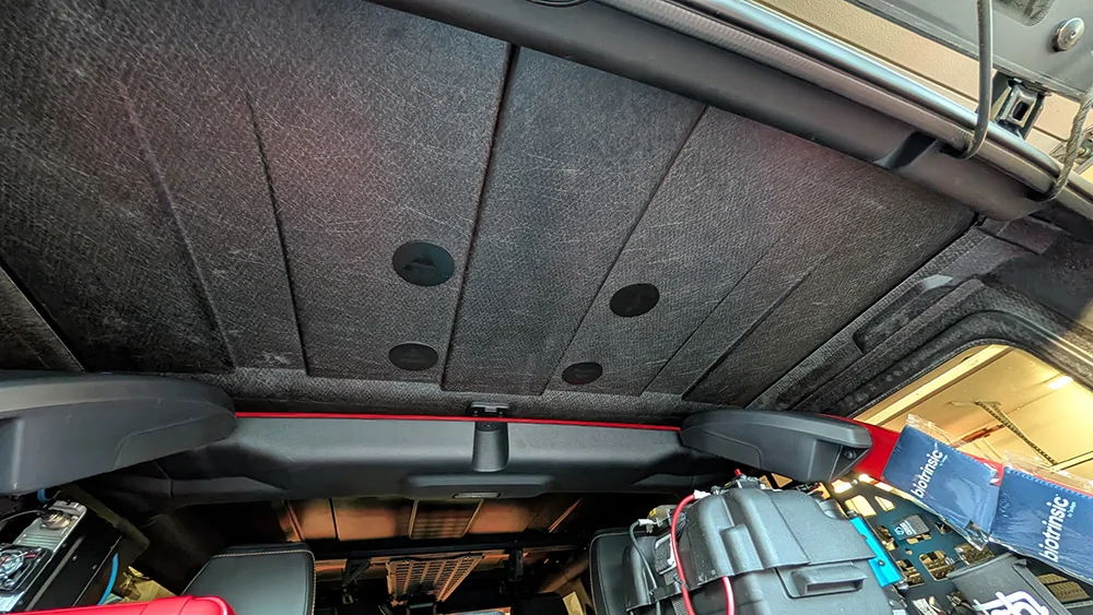 Ford Bronco Starlink Mini Mount - Veritas Van Magnetic Disks PXL_20251106_231816669