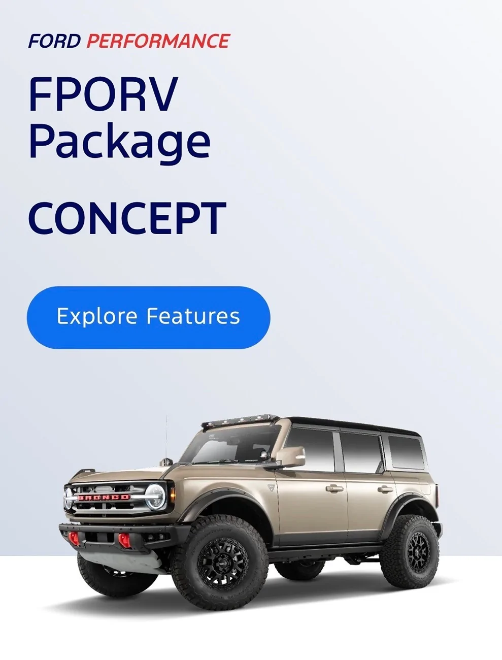 Ford Bronco Bronco FPORV Package Concept debut at SEMA 2025 IMG_1159
