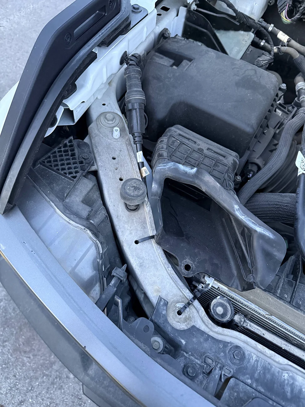 Ford Bronco Block heater extension mod IMG_5538