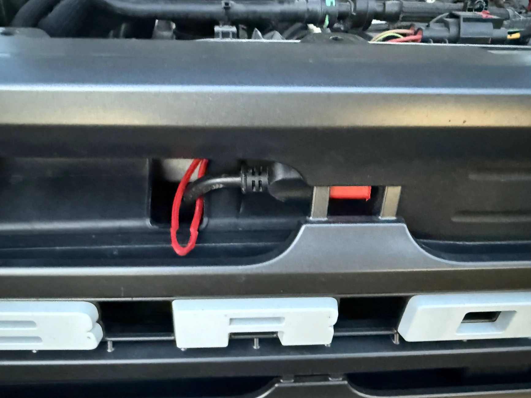 Ford Bronco Block heater extension mod IMG_5544