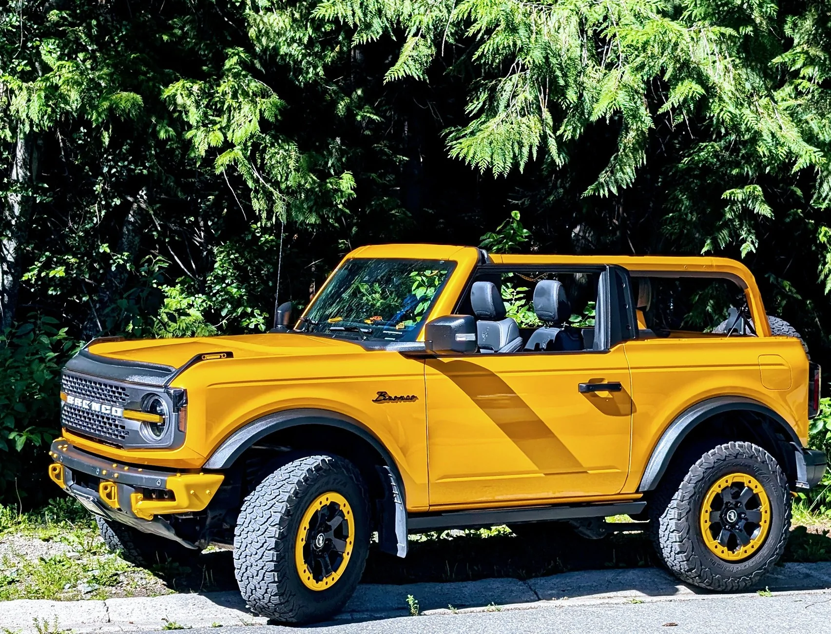 Ford Bronco Powder coated trim rings IMG_20250712_181116