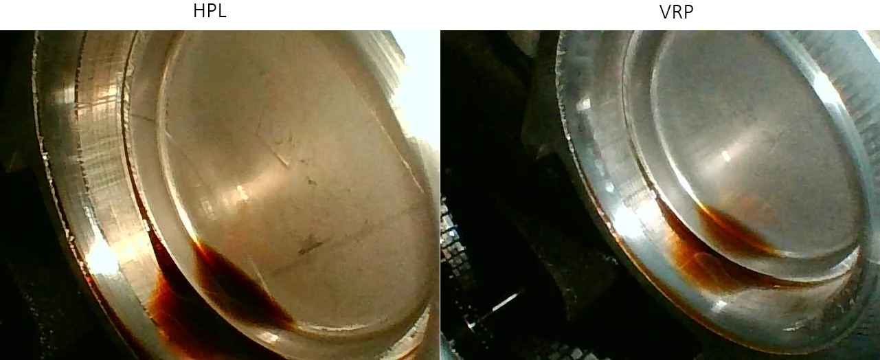 Ford Bronco 2.7L Engine Borescope Pictures of Valvoline Restore and Protect 5W-30 vs HPL 0W-30 2