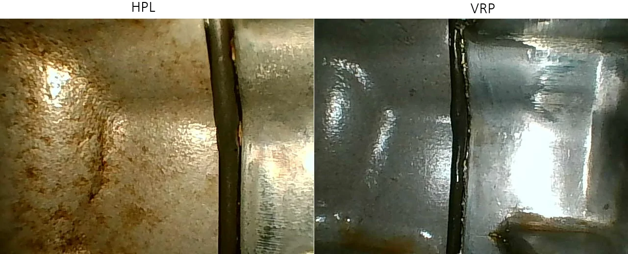 Ford Bronco 2.7L Engine Borescope Pictures of Valvoline Restore and Protect 5W-30 vs HPL 0W-30 3