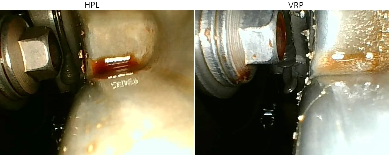 Ford Bronco 2.7L Engine Borescope Pictures of Valvoline Restore and Protect 5W-30 vs HPL 0W-30 6