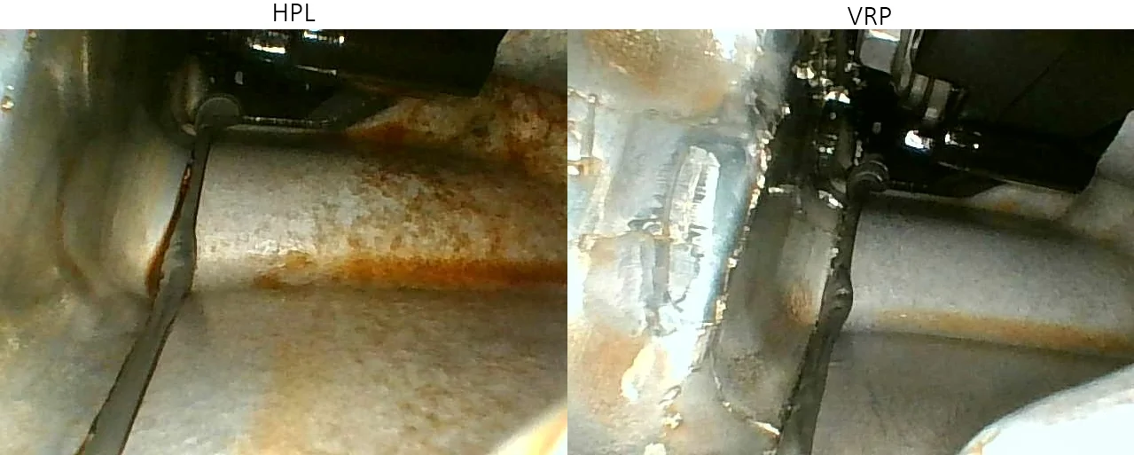Ford Bronco 2.7L Engine Borescope Pictures of Valvoline Restore and Protect 5W-30 vs HPL 0W-30 11