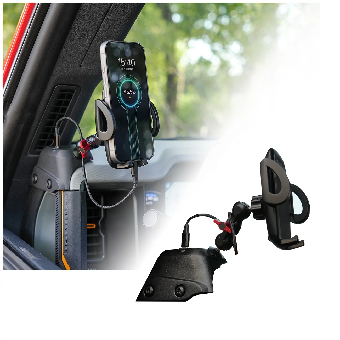 Ford Bronco The multi-functional phone holder has arrived! 01.1