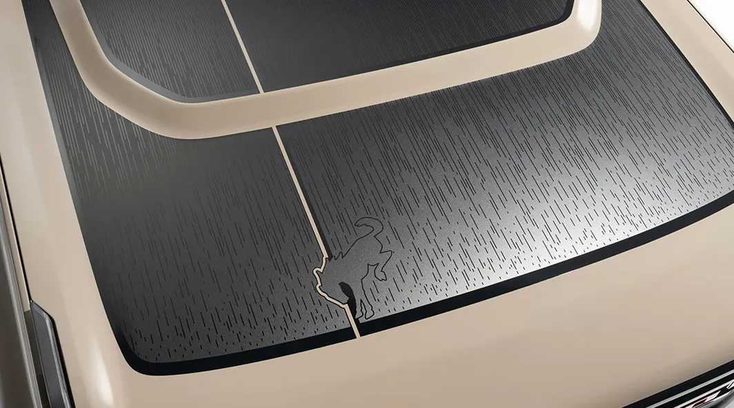 Ford Bronco Bronco FPORV Package Concept debut at SEMA 2025 hood-decal.C6yhX_zM_Z2mFpWd