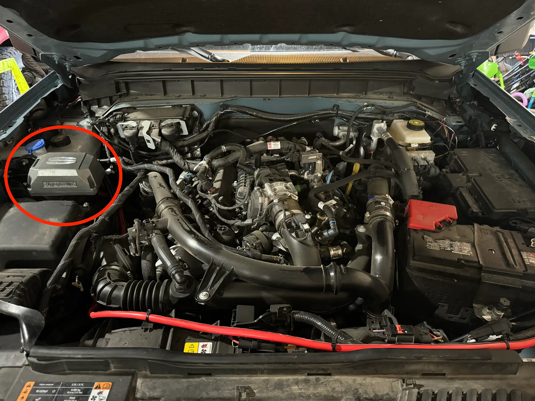 Ford Bronco Hidden winch and capable bumper tempImageZgdLVJ