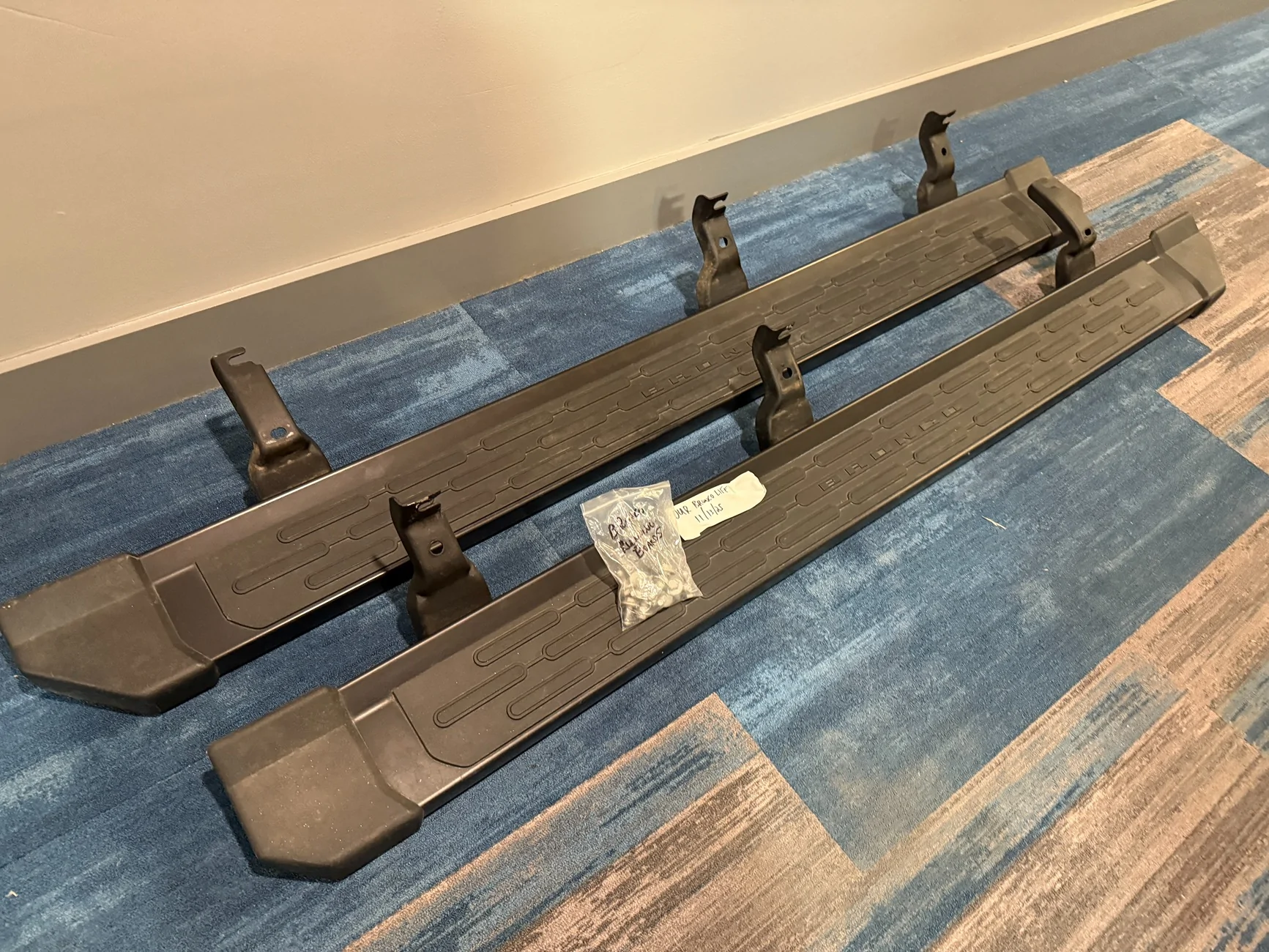 Ford Bronco 4 Door OEM Outer Banks Tube Steps IMG_3849