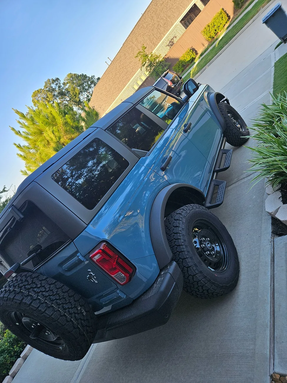 Ford Bronco 2023 Bronco Black Diamond Makeover! Retro stripes, white Method wheels, Grabber ATX tires 20230818_185932