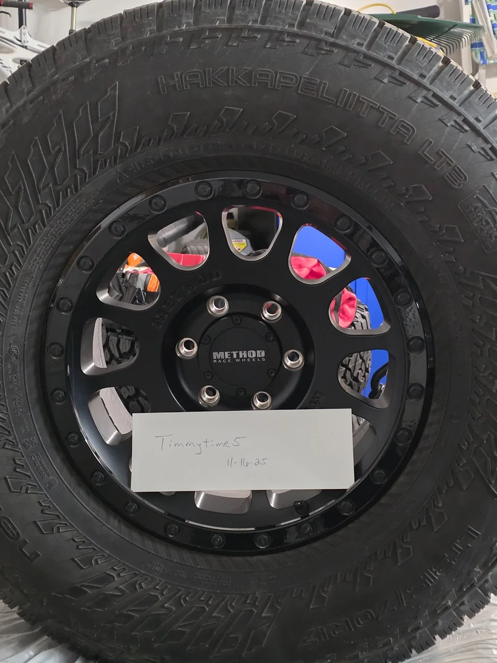 Wyoming - Method Race NV305 in Double Black with Nokian Hakka LT3 ...
