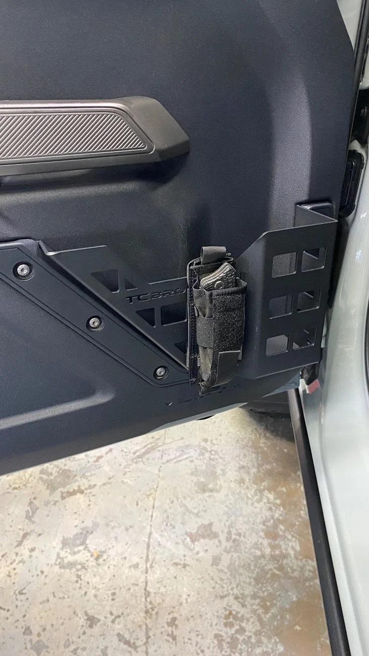 Ford Bronco Mountains to Metal Door Pockets installed IMG_3368
