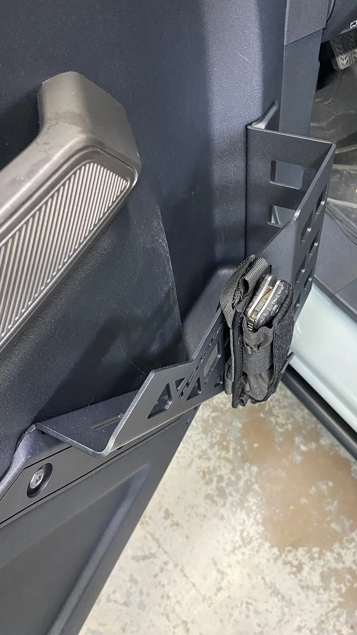 Ford Bronco Mountains to Metal Door Pockets installed IMG_3367