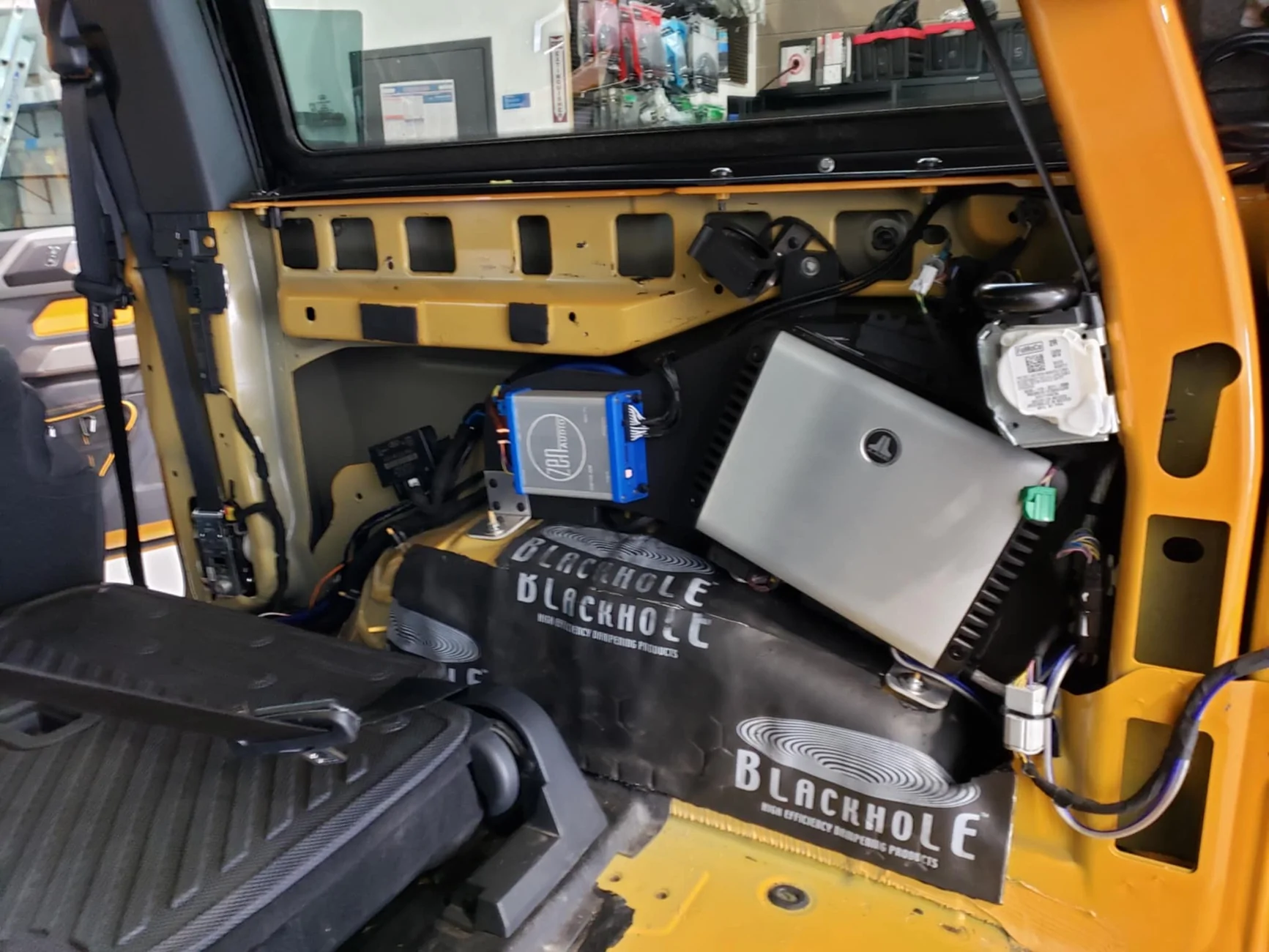 Ford Bronco B&O audio system upgrade replacement - updated Version 3 changes IMG_3864