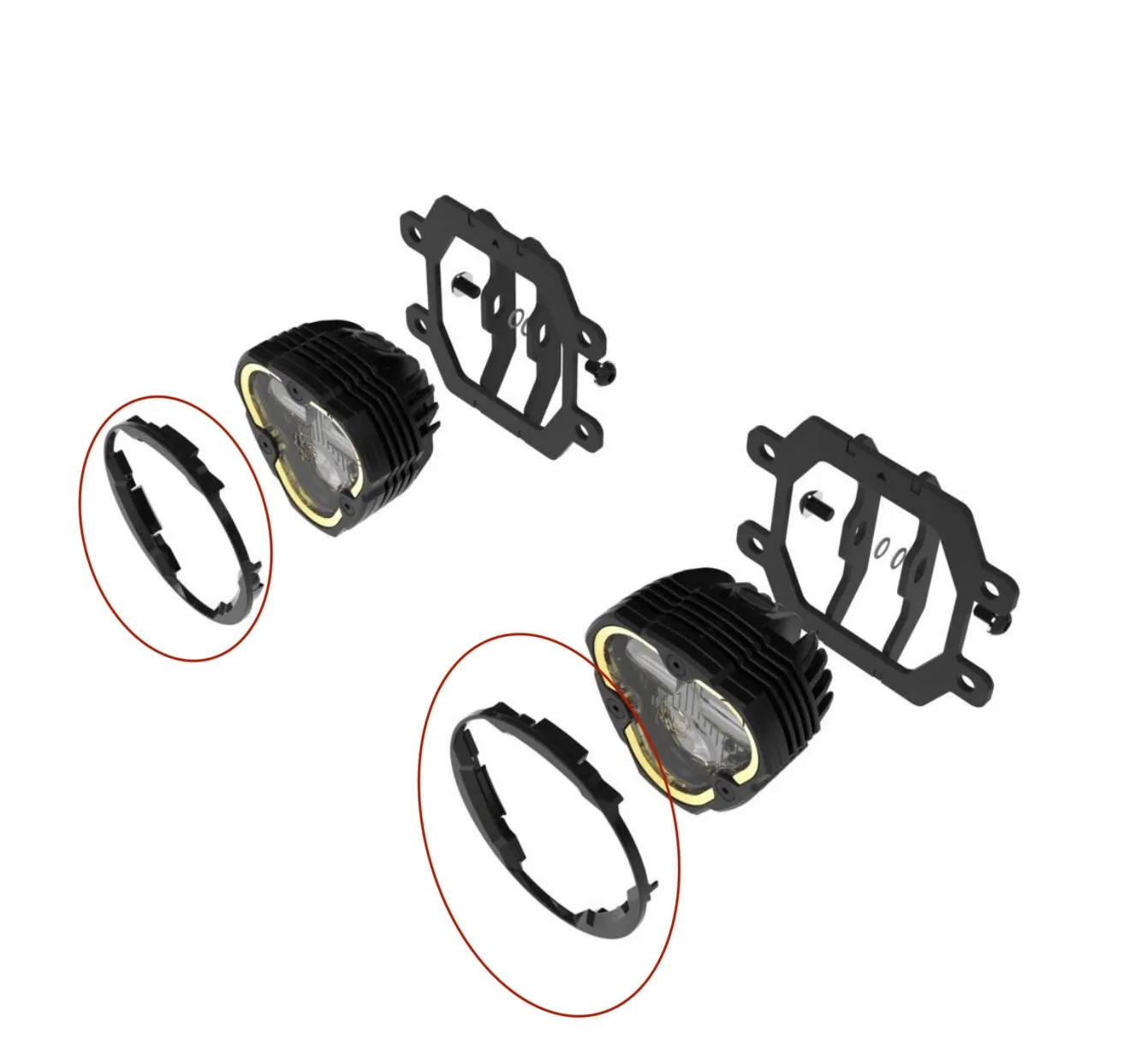 Ford Bronco Capable Bumper Foglight mount IMG_6628