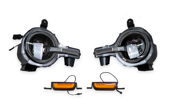 Ford Bronco New Product - DV8 Offroad Black Headlights for Bronco 6th-gen-Ford-Bronco-Black-Headlights_558x372