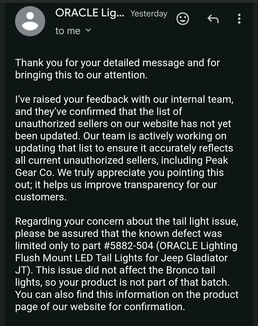 Ford Bronco Don't mod taillights! Screenshot_20251118-103707.Gmail