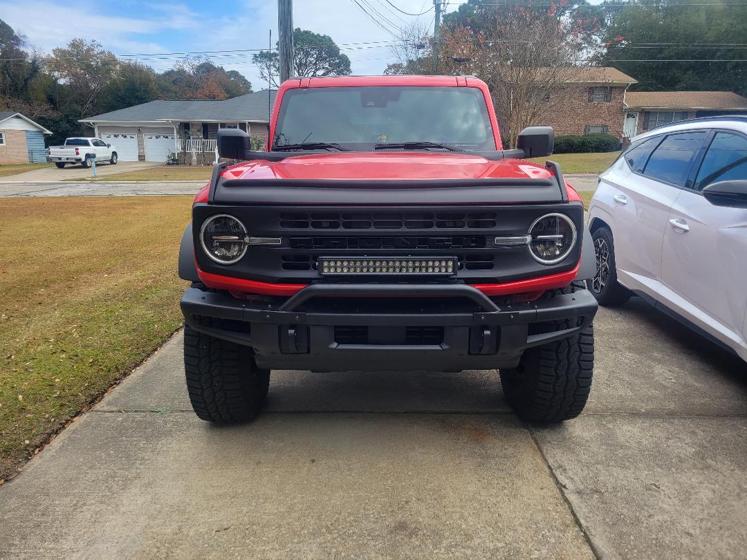 Ford Bronco wiring RC Black series  Light Bar front lightbar no cover