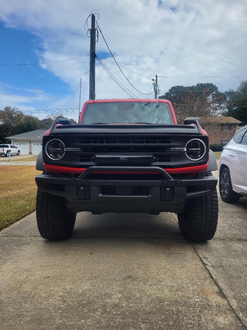Ford Bronco wiring RC Black series  Light Bar lightbar with cover