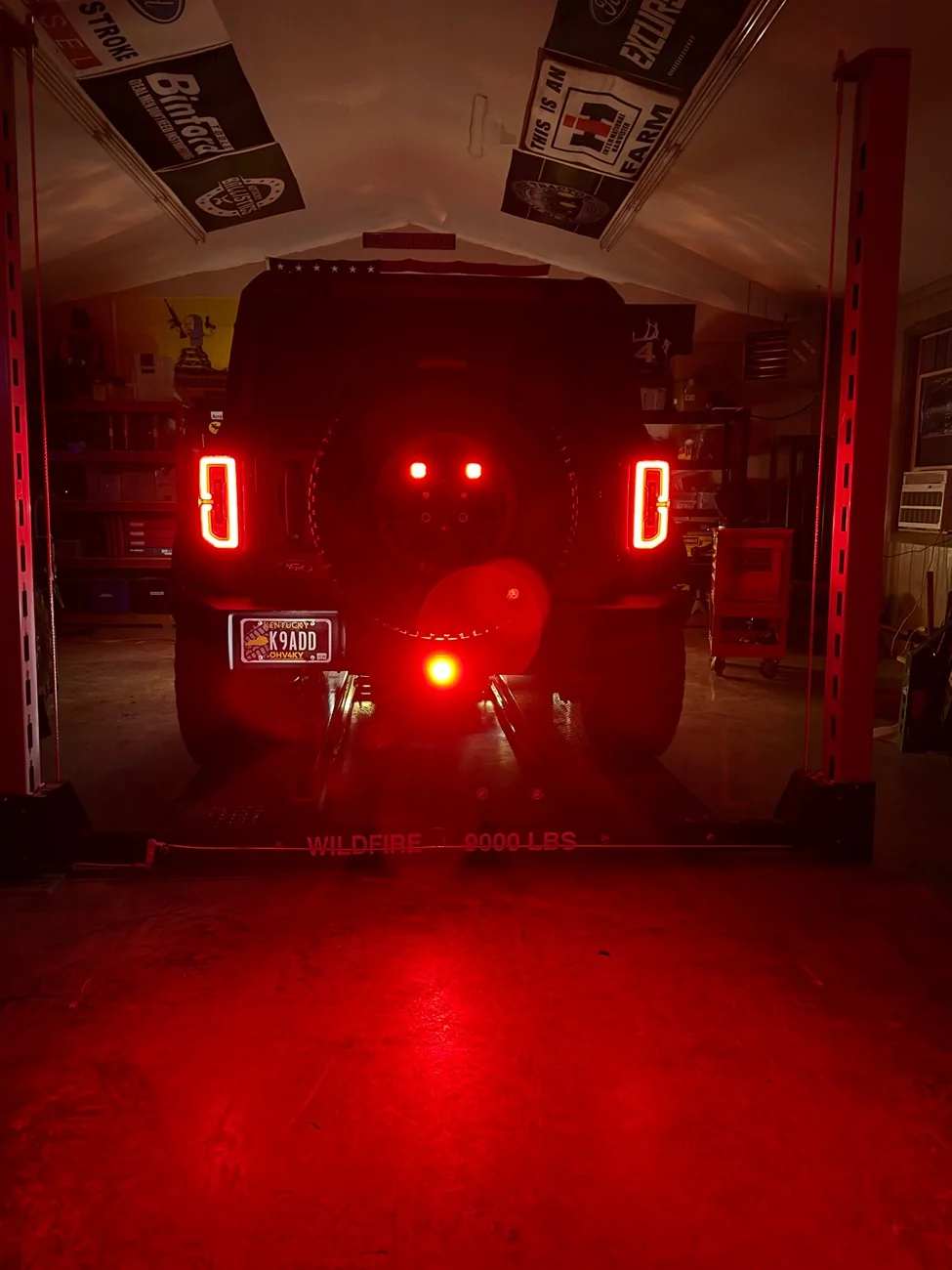 Ford Bronco Installing Rear Fog/Chase Light Using Factory Switch & Harness IMG_3513