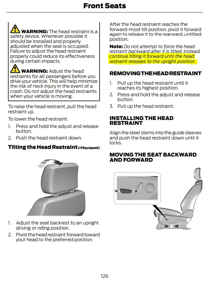 Ford Bronco Uncomfortable front seats! What is the solution? 1763731390641-f