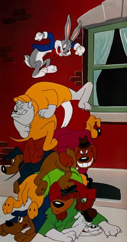 Ford Bronco Improve Sasquatch handling A_Hare_Grows_in_Manhattan_29_-_Dog_Pile_on_the_Rabbit