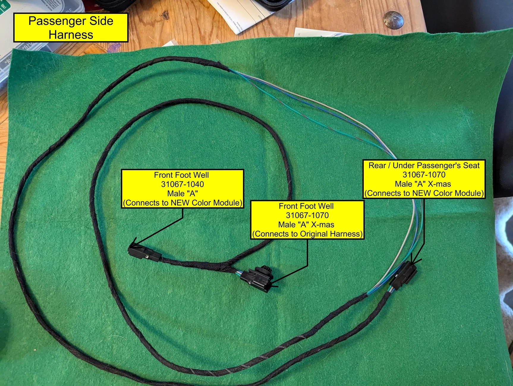 Ford Bronco Color changing ambient lighting using Ford OEM parts LED4