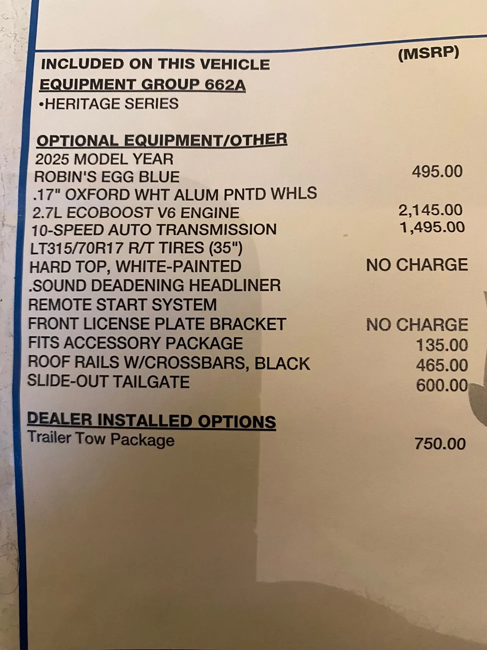 Ford Bronco Buy lower trim and modify to upper trim? IMG_4016