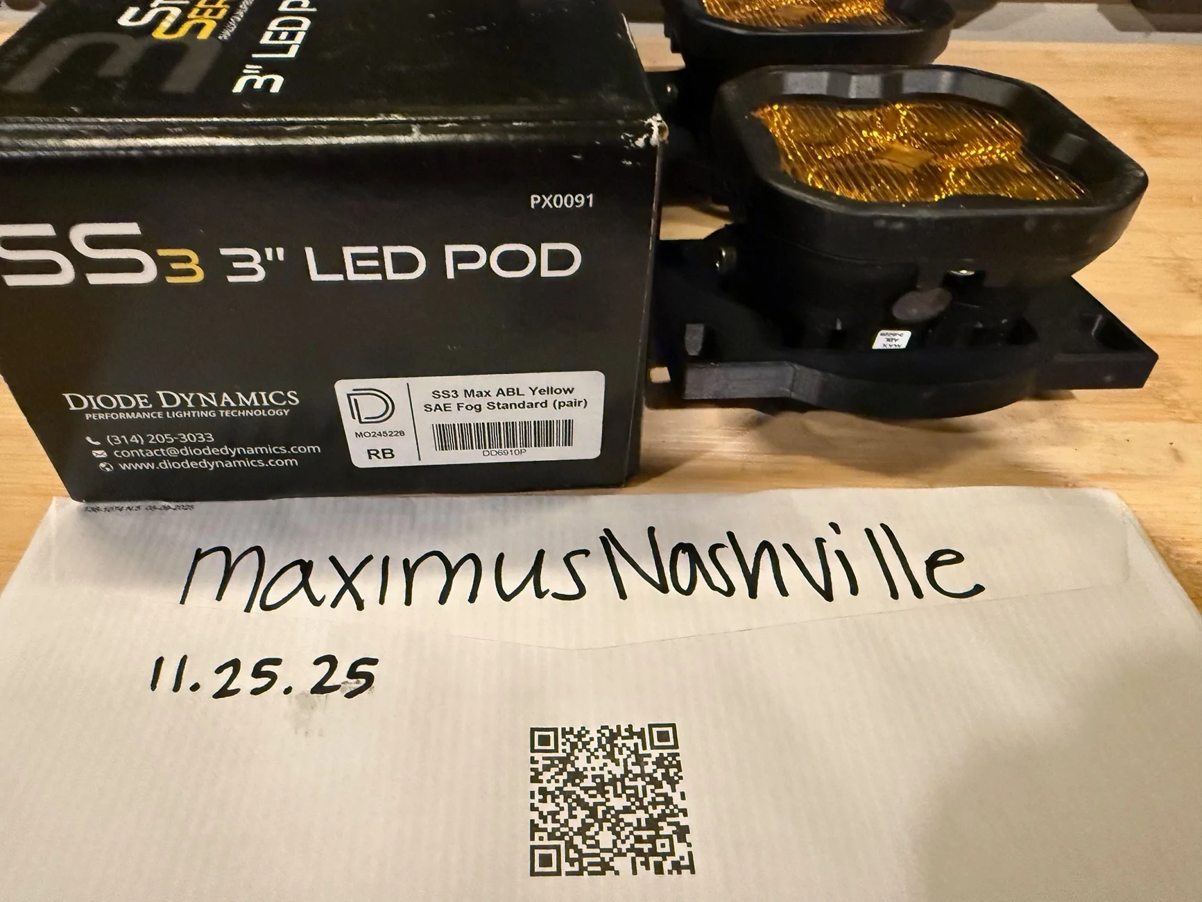 Ford Bronco Diode Dynamics SS3 MAX Yellow SAE Fogs with Capable Bumper Mount SS3 Info